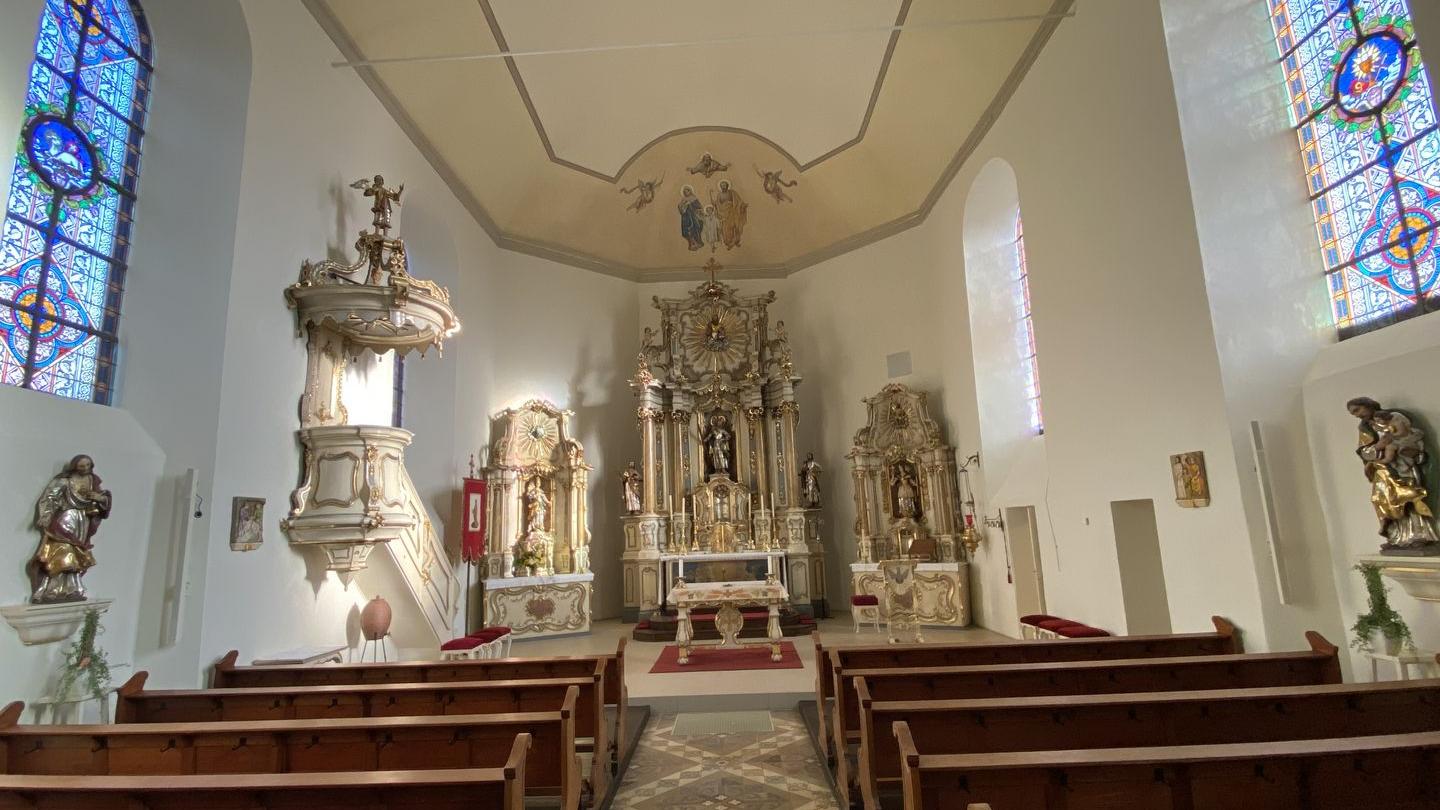 St. Peter in Osann nach der Innenrenovierung