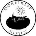 Dorf mit Sonne in einem Kreis mit Schrift Dorftreff Kesten